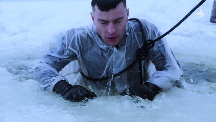 Winter soldiers – UK troops train in Estonia in freezing temperatures